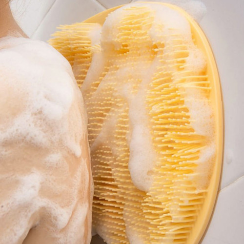 Shower Foot Back Scrubber Massage Pad Body Bath Soft Brush Mat Cleaning Bath