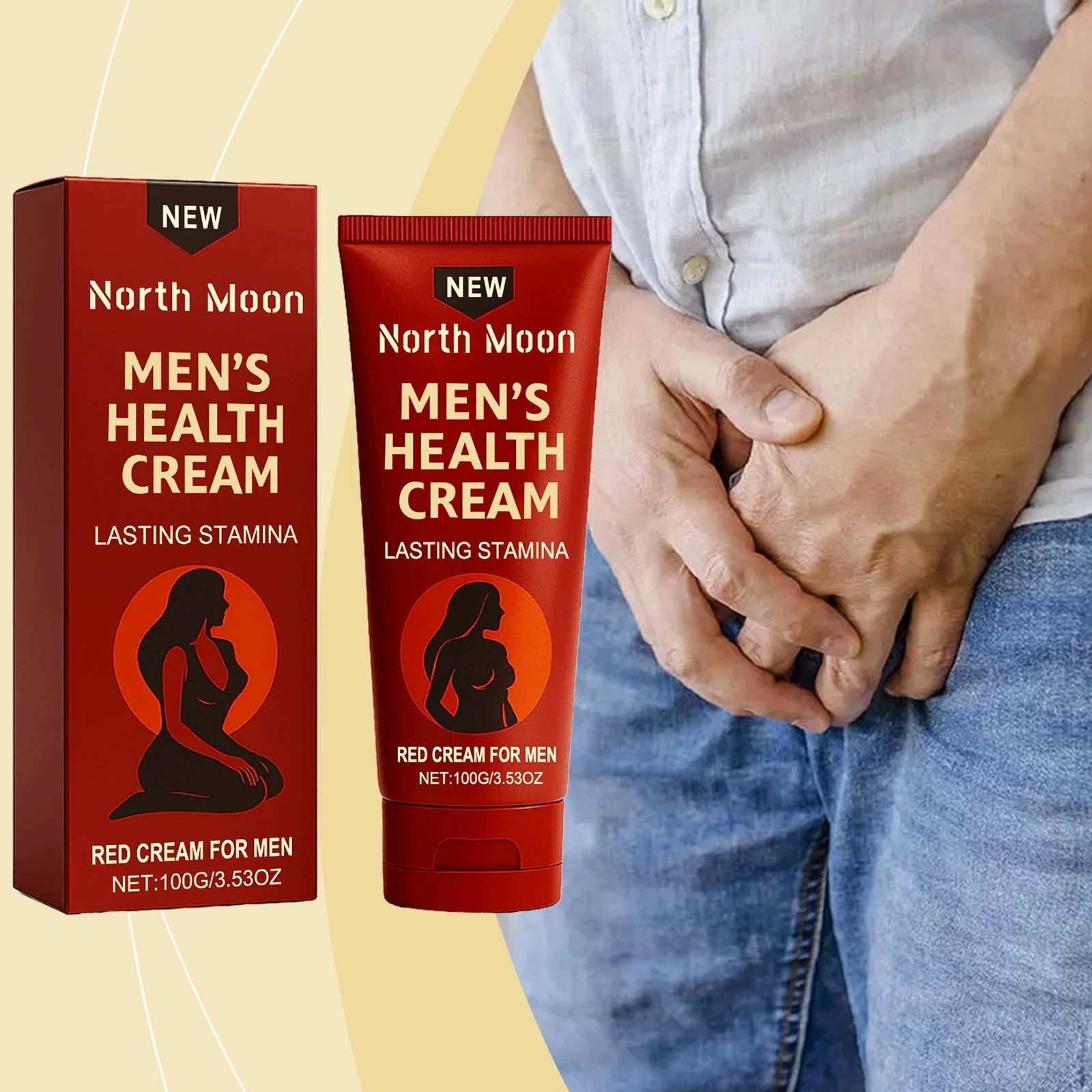 Men’s Health Cream Peak force Daily Cream with Herbal Extracts, Smooth Formula🔥