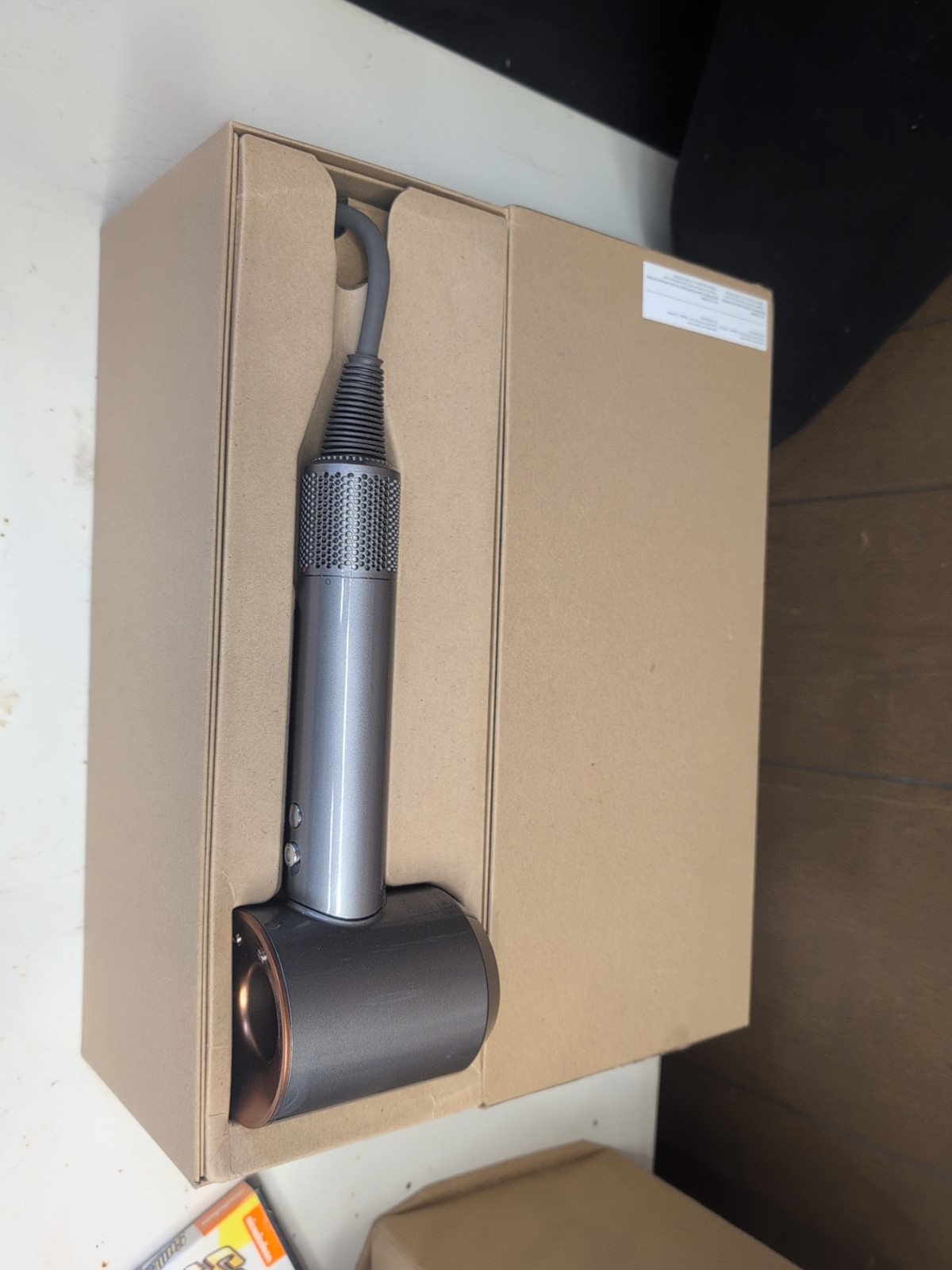 Dyson Supersonic HD07 Hair Dryer Nickel Copper Complete Set Fast Drying Technolo