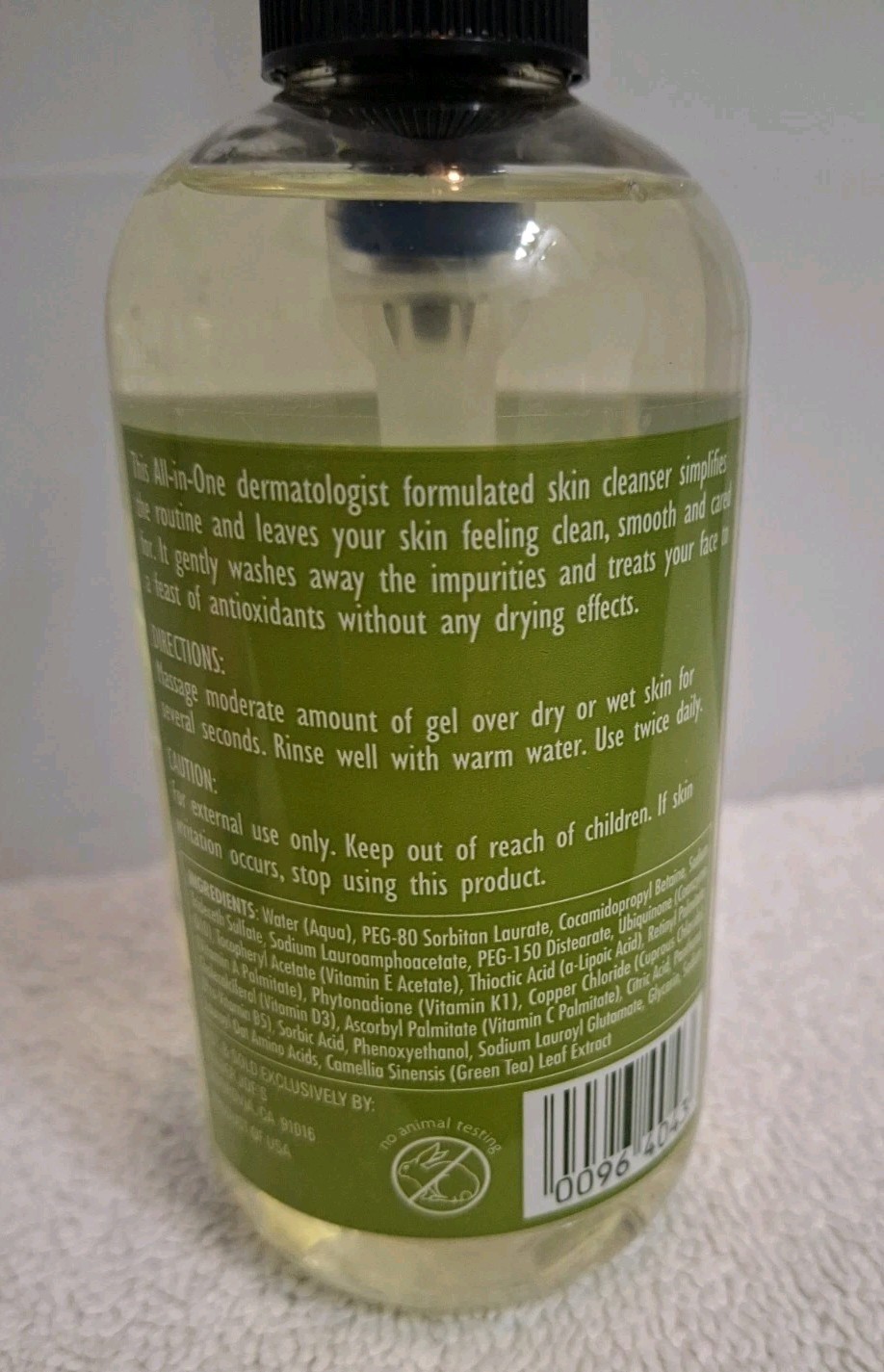 New Trader Joe’s Nourish All-In-One Facial Cleanser Fragrance Free 250mL/8.45 Oz