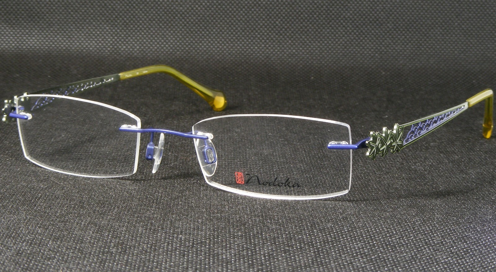 Nodoka Charmant ND10160 PU Purple Blue UNIQUE RARE EYEGLASSES GLASSES 49-19-140