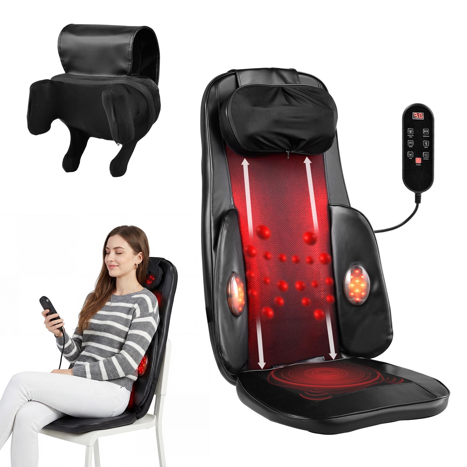 Full Body Massager with Heater Compress Kneading Shiatsu Massage