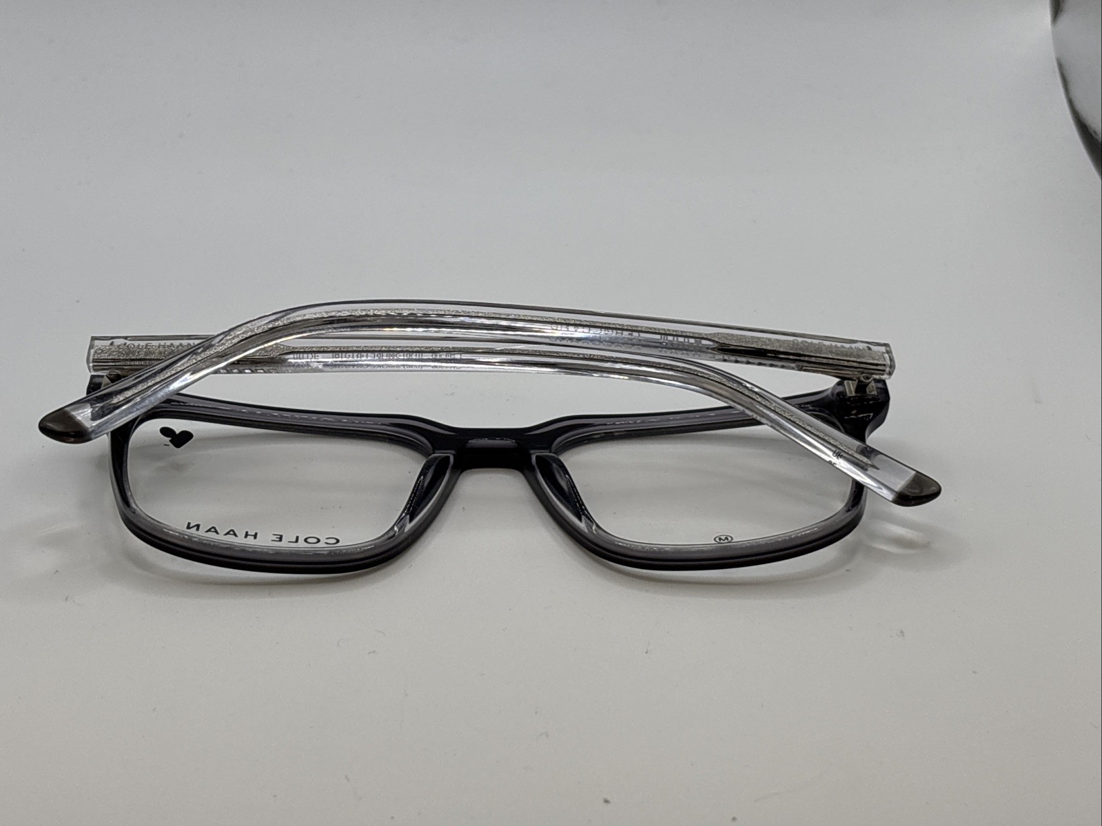 Cole Haan CH4506 (036) Smoke Crystal 52/18 M 140 Men’s Full Rim Eyeglasses A5720