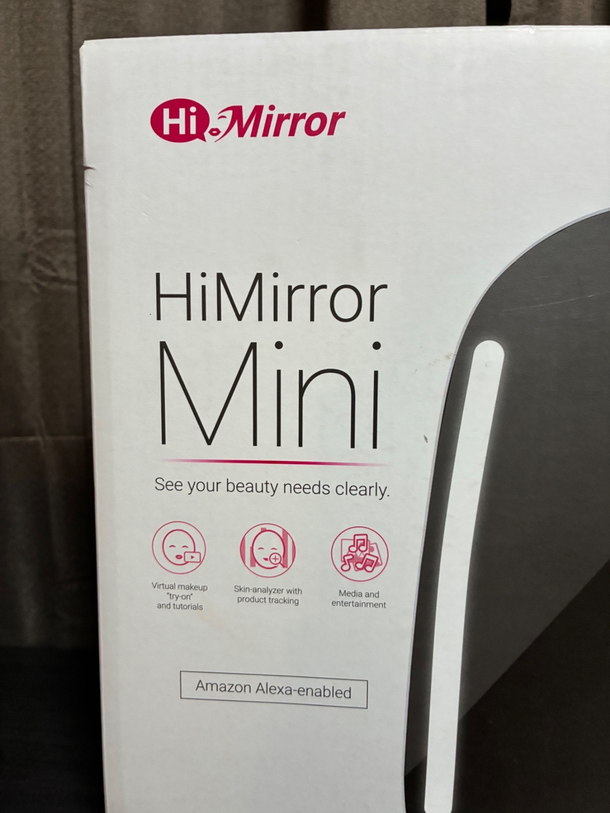 HiMirror NEW Mini Makeup Alexa Amazon Wifi beauty mirror skincare