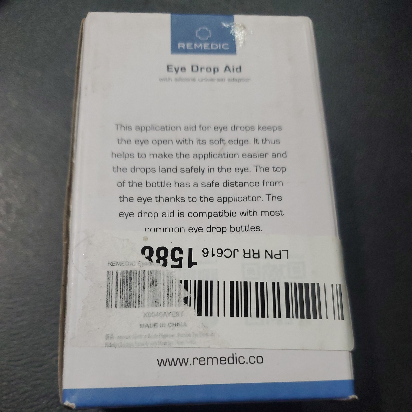 New Sealed Eye Drop Aid Guide Reusable Holder Applicator Tool Remedic US Seller