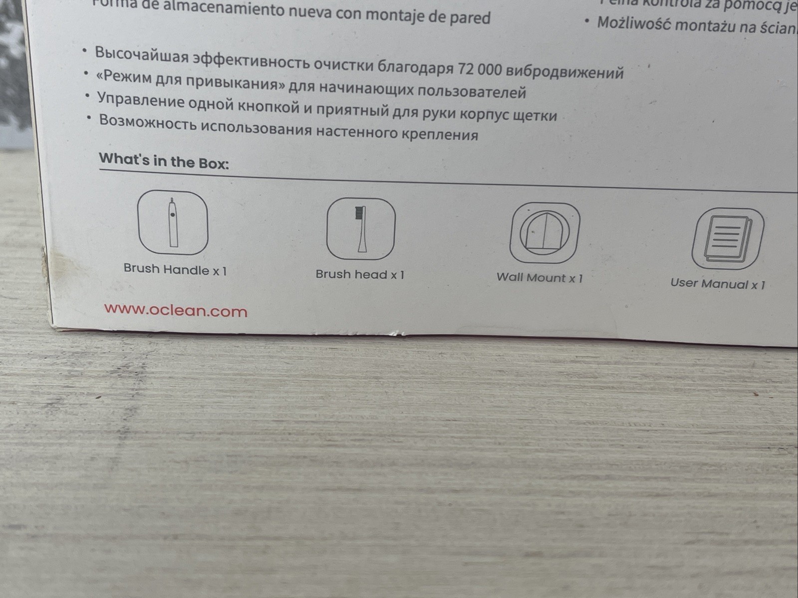 Oclean Endurance Sonic Electric Toothbrush with 30 Days Battery Life, New