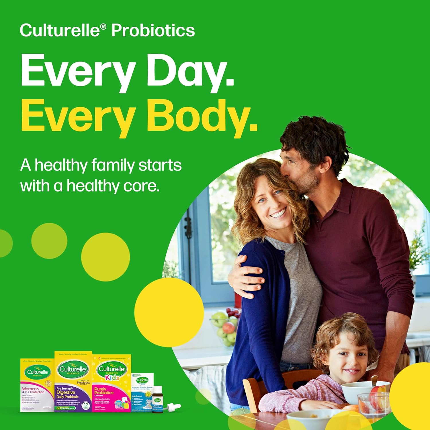 3-In-1 Complete Probiotic Daily Formula, Once per Day Probiotic Supplement, H…