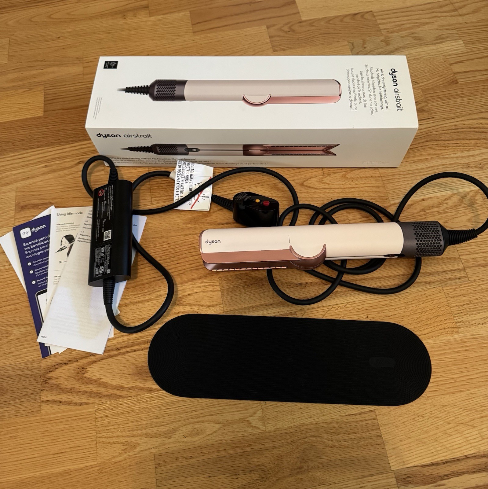 Dyson Airstrait Wet To Dry Hair Straightener in Ceramic Pink/Rose Gold