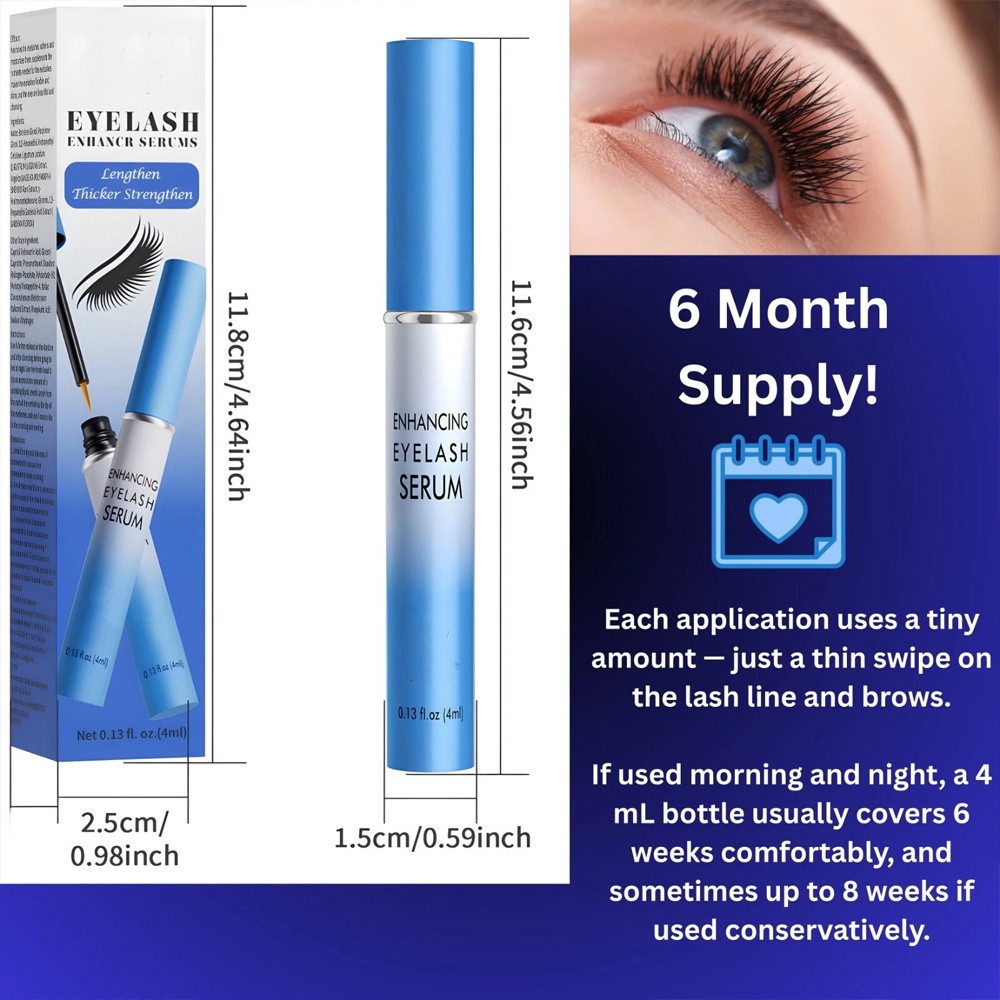 Eyelash Eyebrow Growth Serum Professional Enhancer Longer Lash