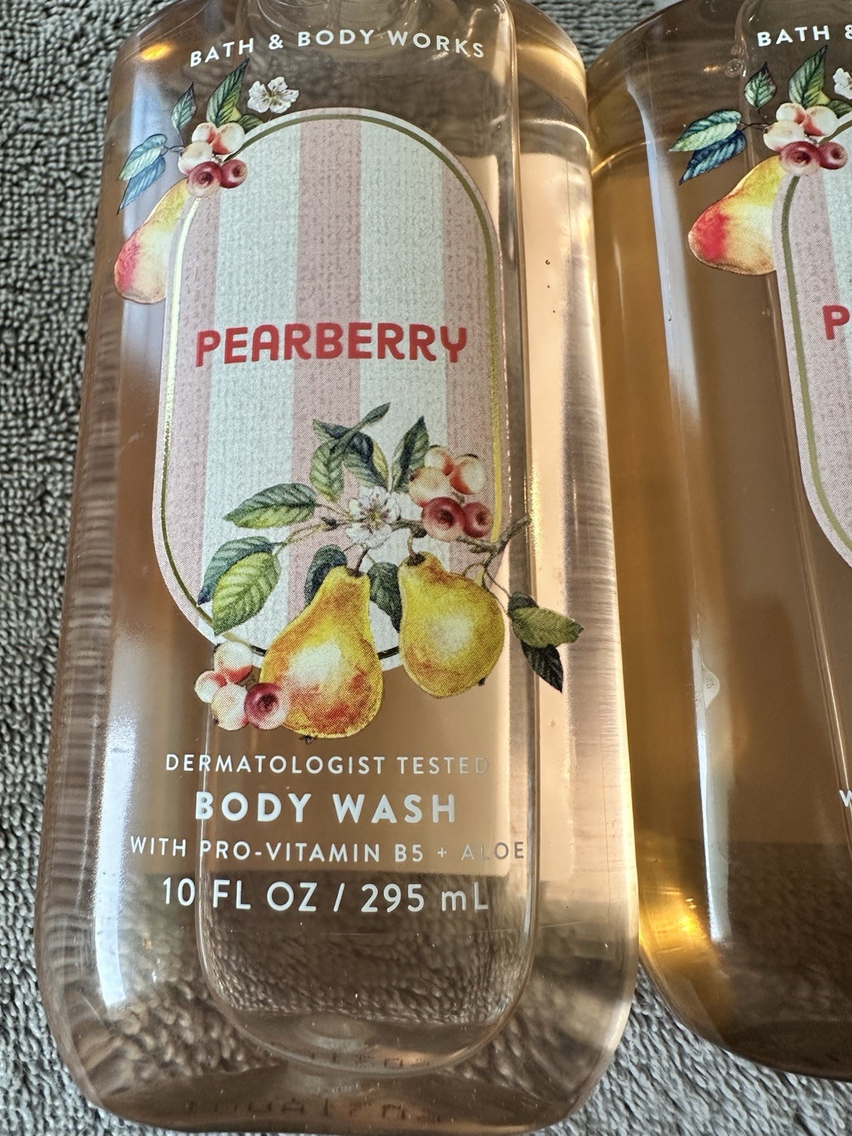 Lot Of 2 – BATH & BODY WORKS PEARBERRY BODY WASH SHOWER GEL 10 FL OZ NEW