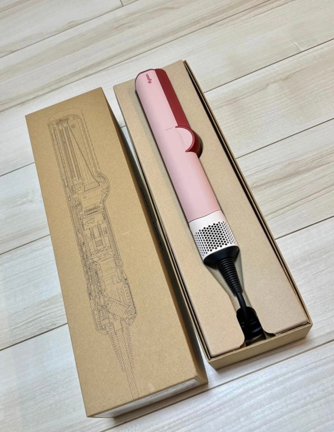 Dyson Airstrait HT01KP Sakura Cherry Pink Hair Straightener New Japan Limited