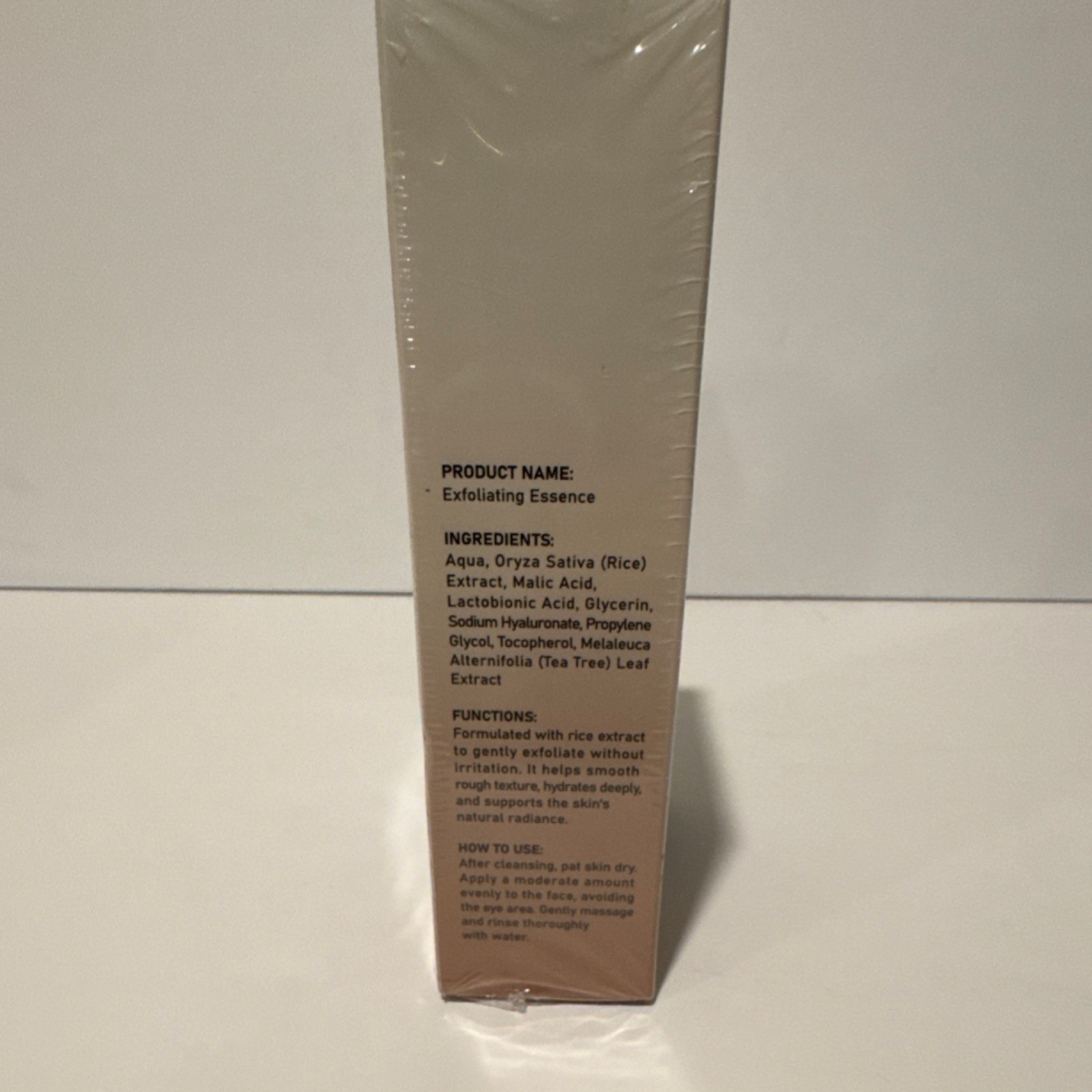 Rice Bran Water Exfoliating Sérum Set Tea Tree Leaf Sodium Hyaluronate