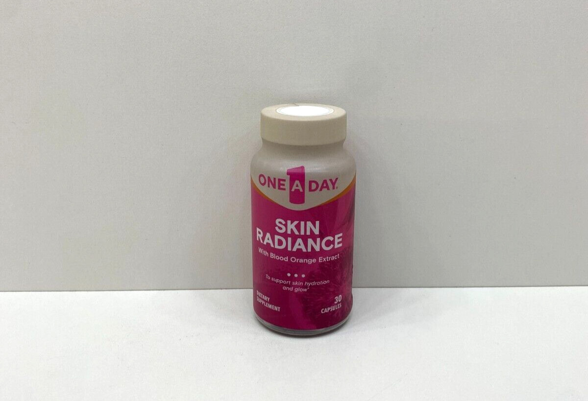 1 Bayer One A Day Skin Radiance With Blood Orange Extract Capsules SEALED 2026