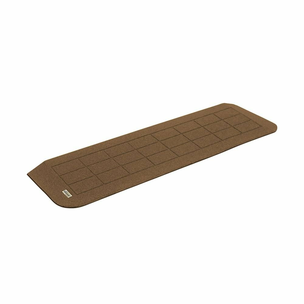 Safepath Products ADA Ramp, 1-1/8In.H, 12-1/4In.L, 42In.W, BRZ