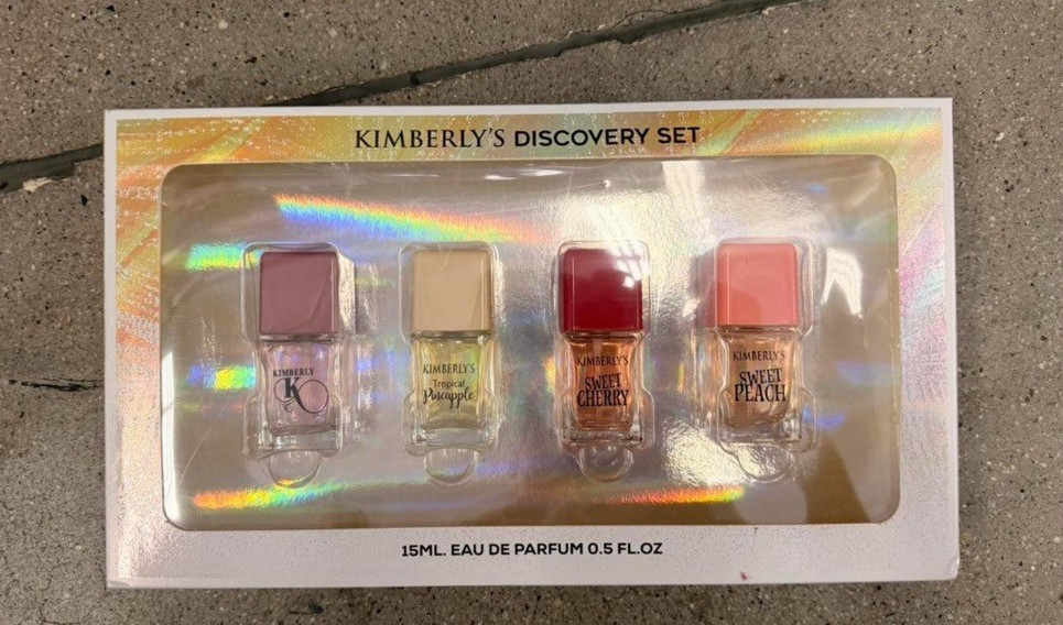 Kimberly’s Discovery Set Eau de Parfum Spray Sample Size 15 mL Tropical Scent