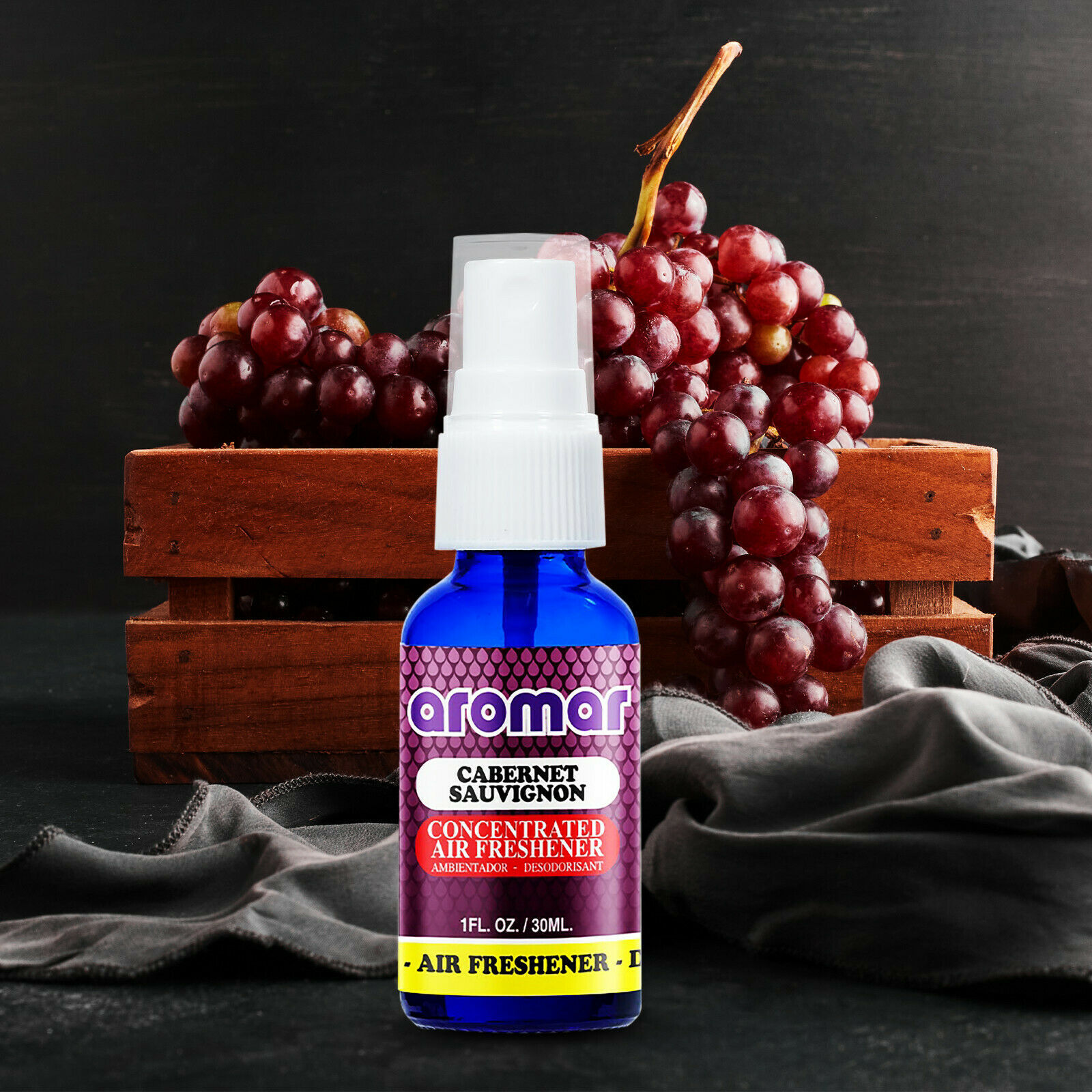 Aromar 100% Concentrated Air Freshener Spray Bottles, 1 oz.