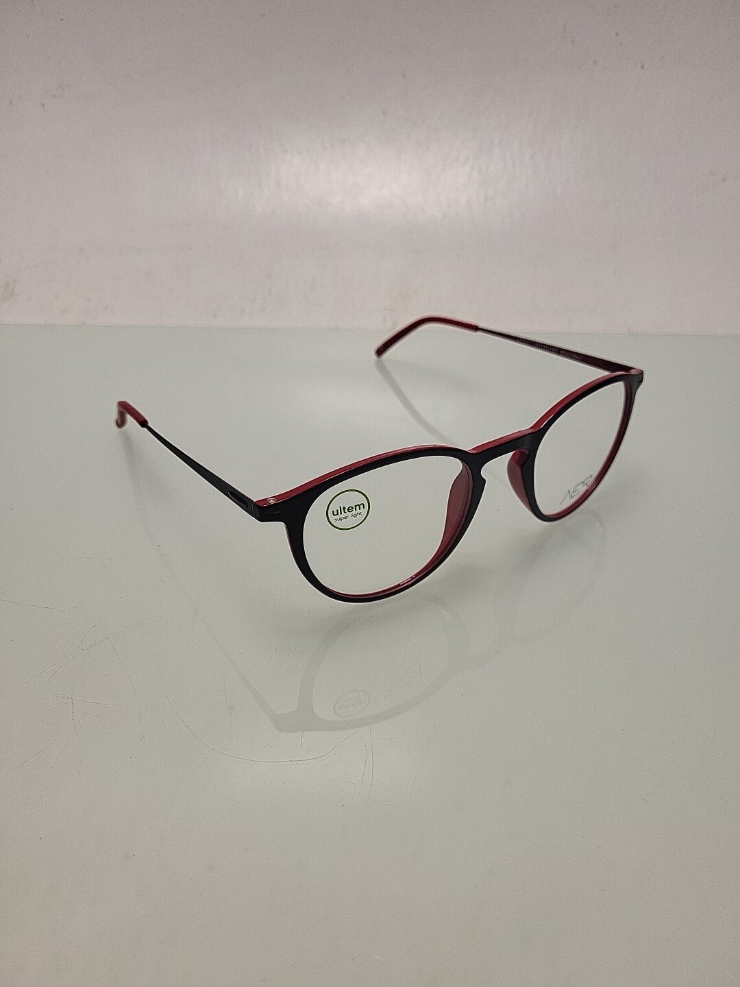 AER Ultem A7031 Black/Red Eyeglasses