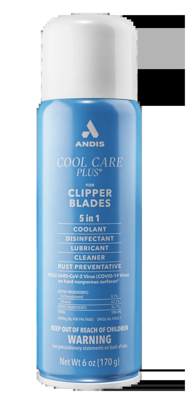 Cool Care plus 5 in 1 Spray for Clipper Trimmer Blades 6 Oz