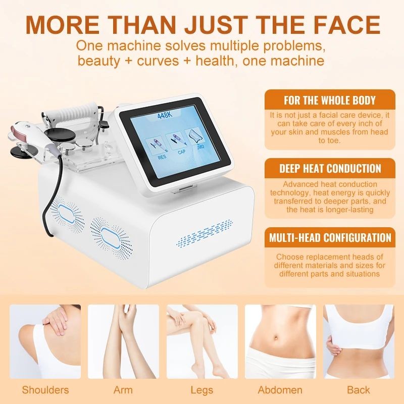 448k CET RET Diathermy Deep Body Sculpting Facial Lifting Tecar Therapy Machine