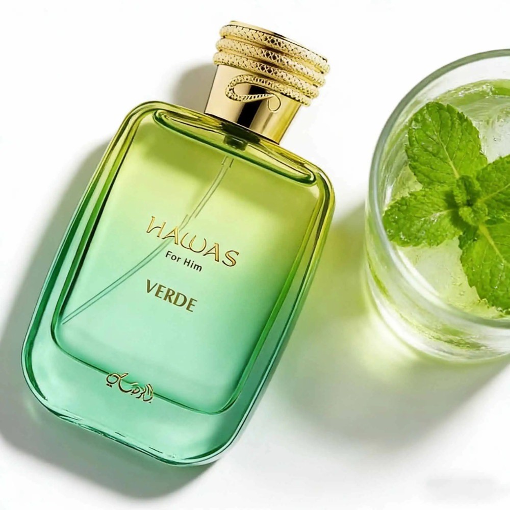 Rasasi Hawas Verde EDP 3.4oz for Men Long Lasting Cologne Spray