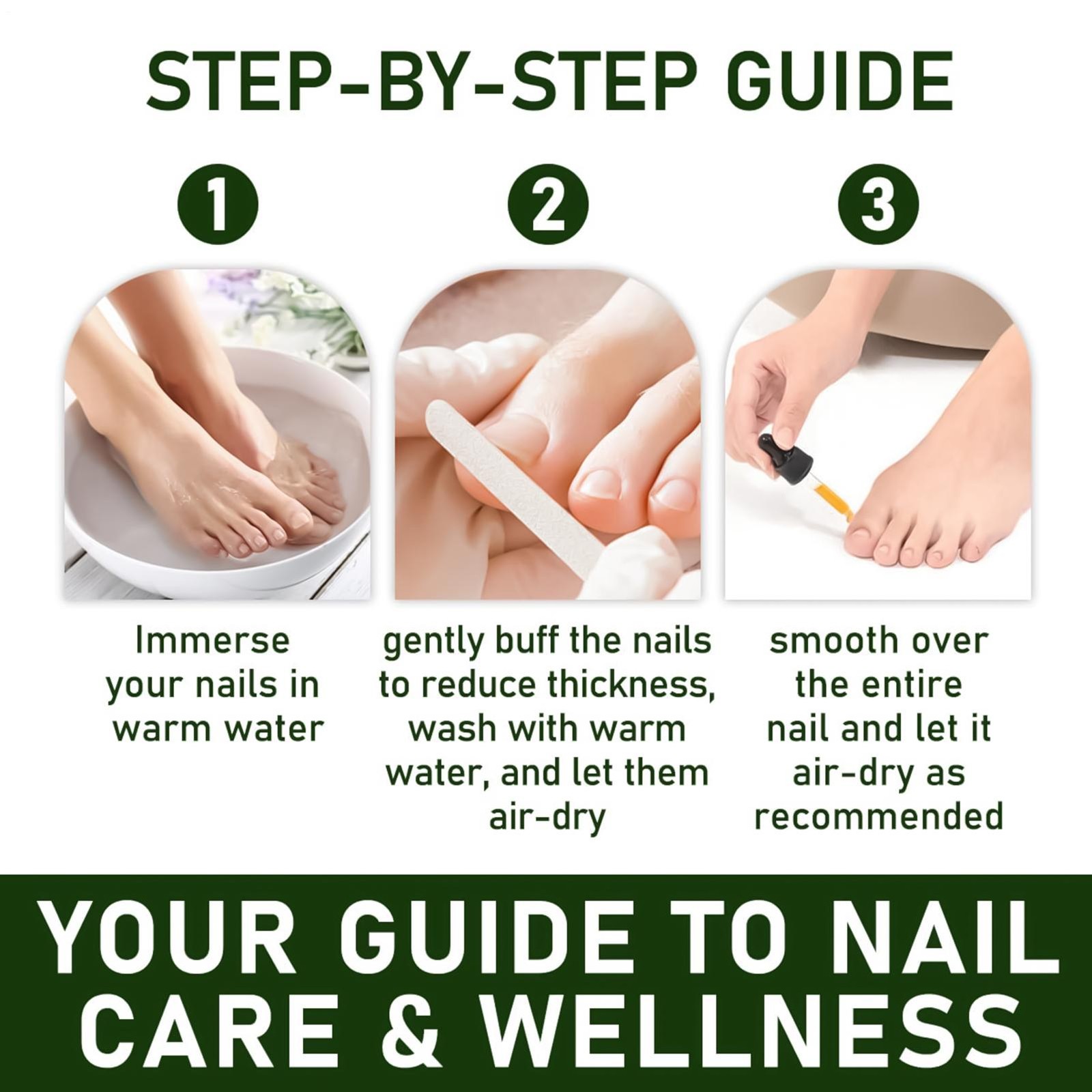 7 Days Tea Tree & Ginger Nail Care Serum 30ml For Repair Dry Brittle Nails