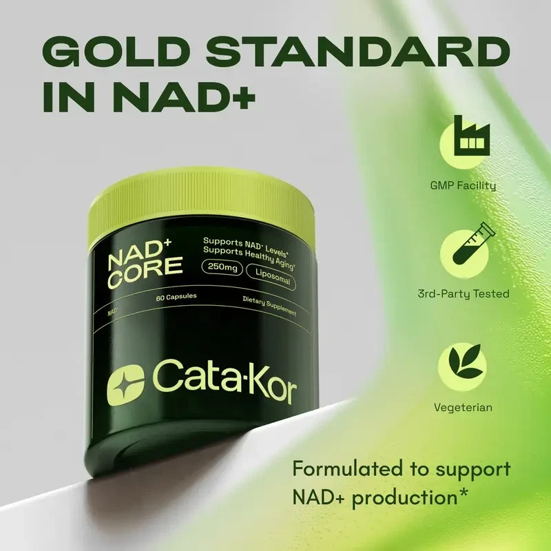 Cata-Kor NAD+ Advanced – NAD+ Supplement for Skin Aging Support, Energy, Health