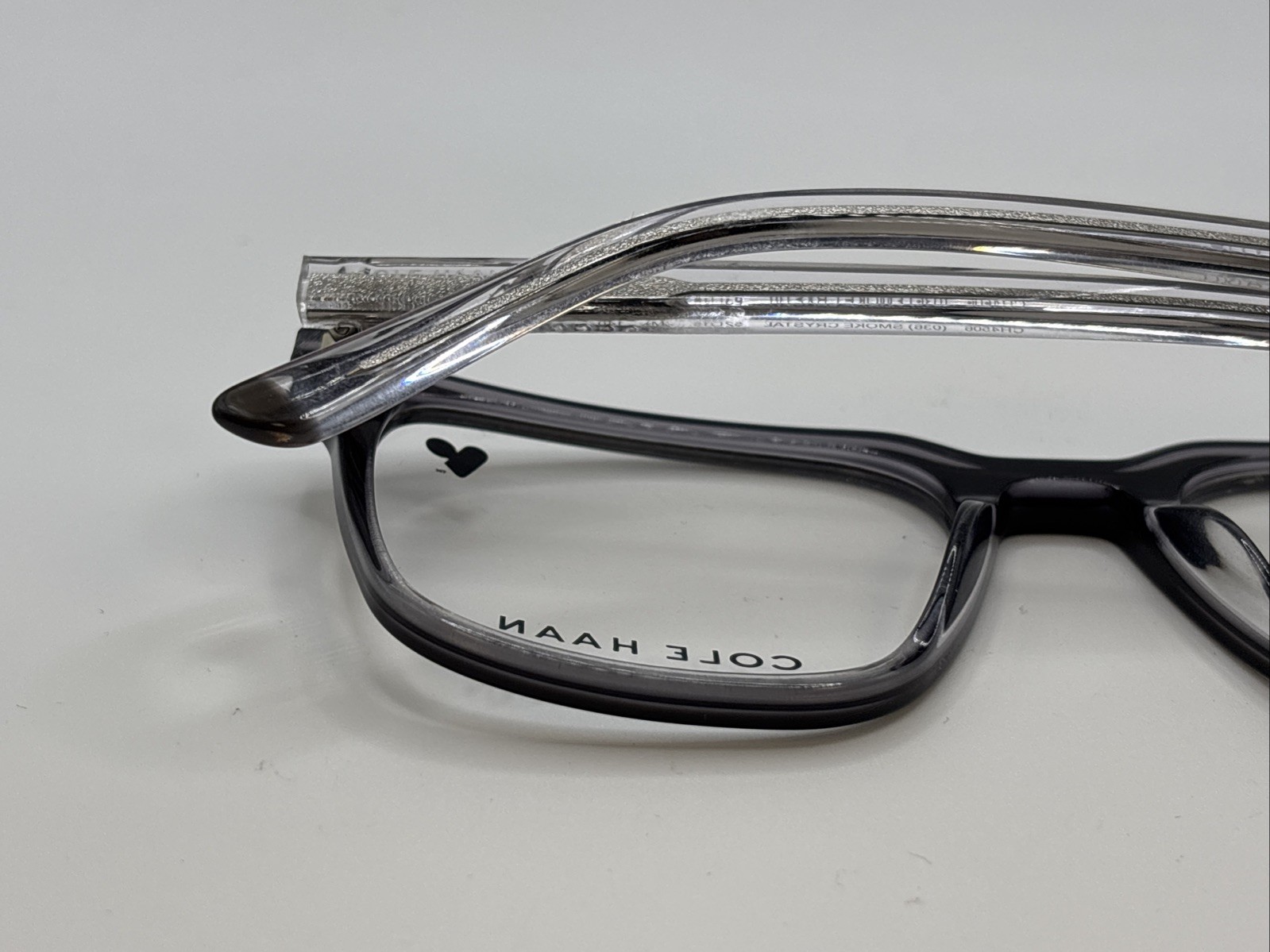 Cole Haan CH4506 (036) Smoke Crystal 52/18 M 140 Men’s Full Rim Eyeglasses A5720