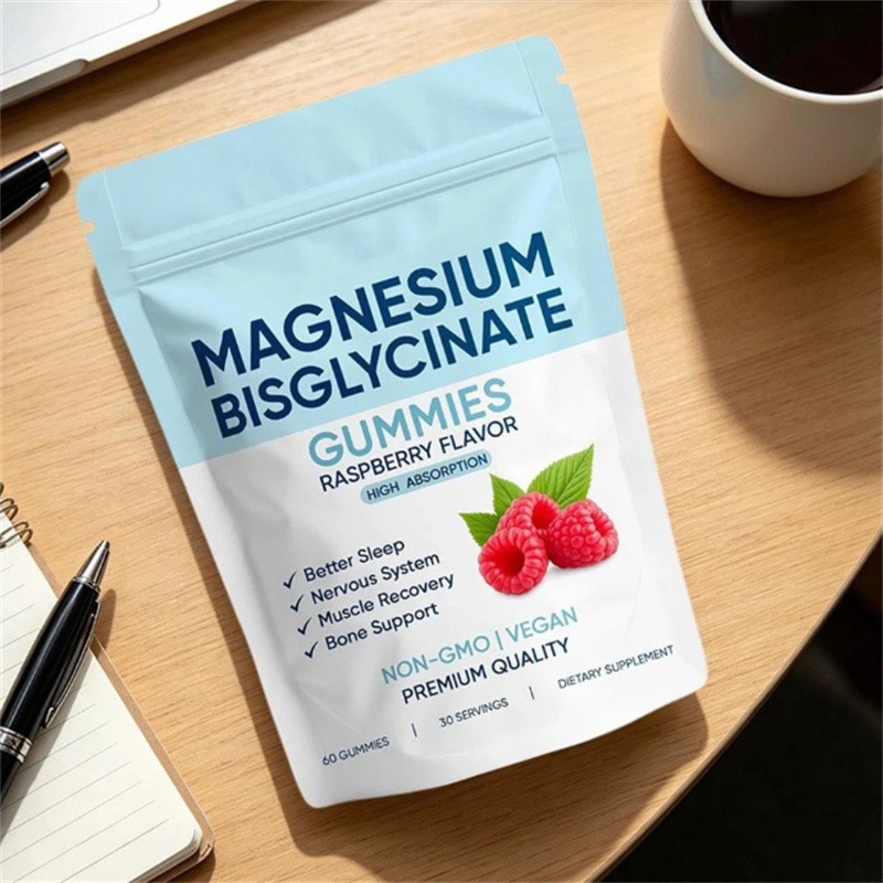 Magnesium Bisglycinate Gummies, with 400mg Magnesium Bisglycinate Chelate