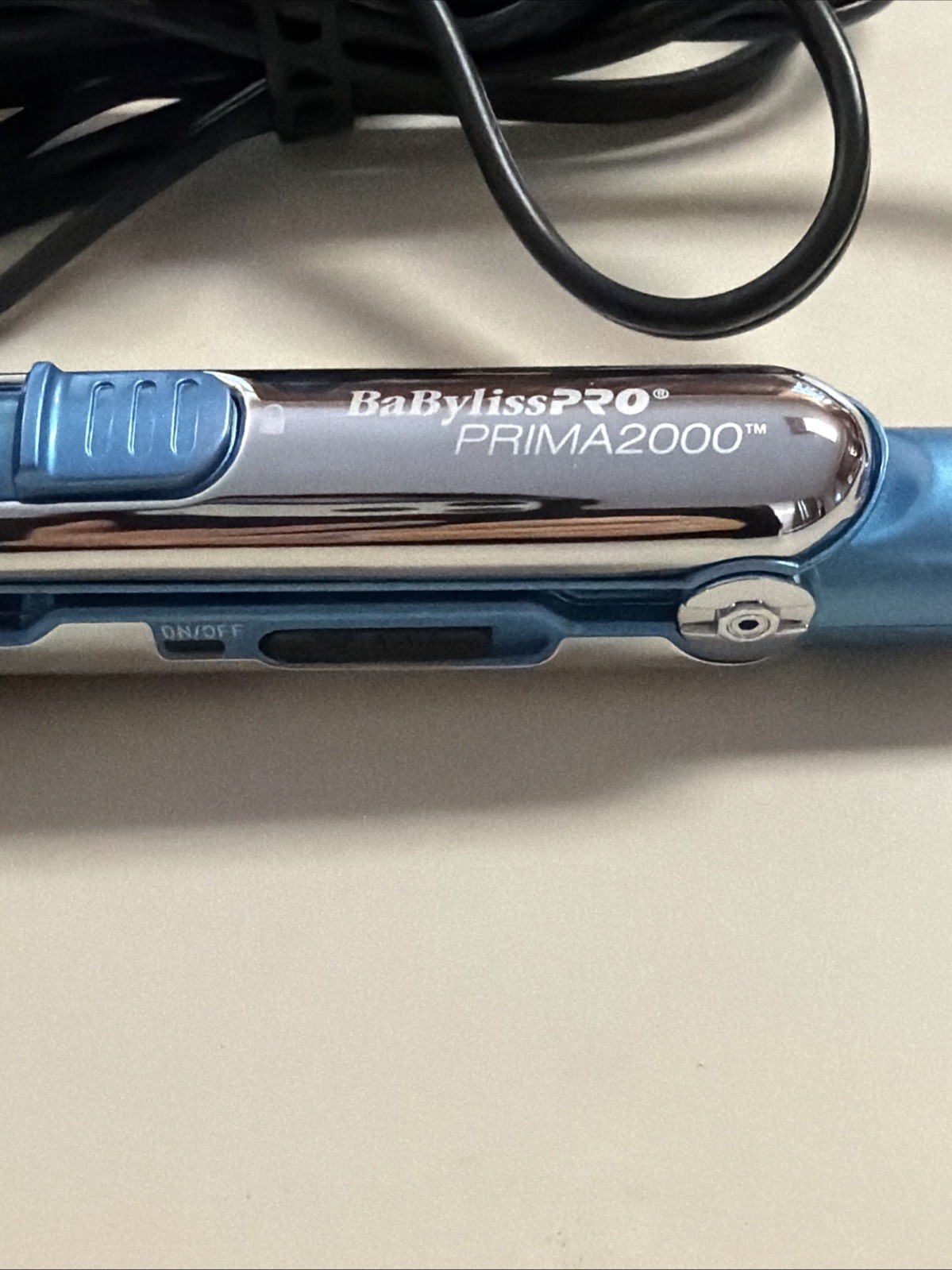 BaBylissPRO Nano Titanium Prima2000 Mini Iron Blue & Silver