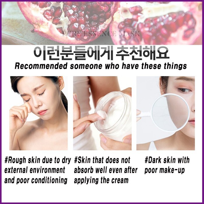 40pcs Set Pure Essence Korean Red Ginseng Face Mask Sheets Genuine Made in Korea