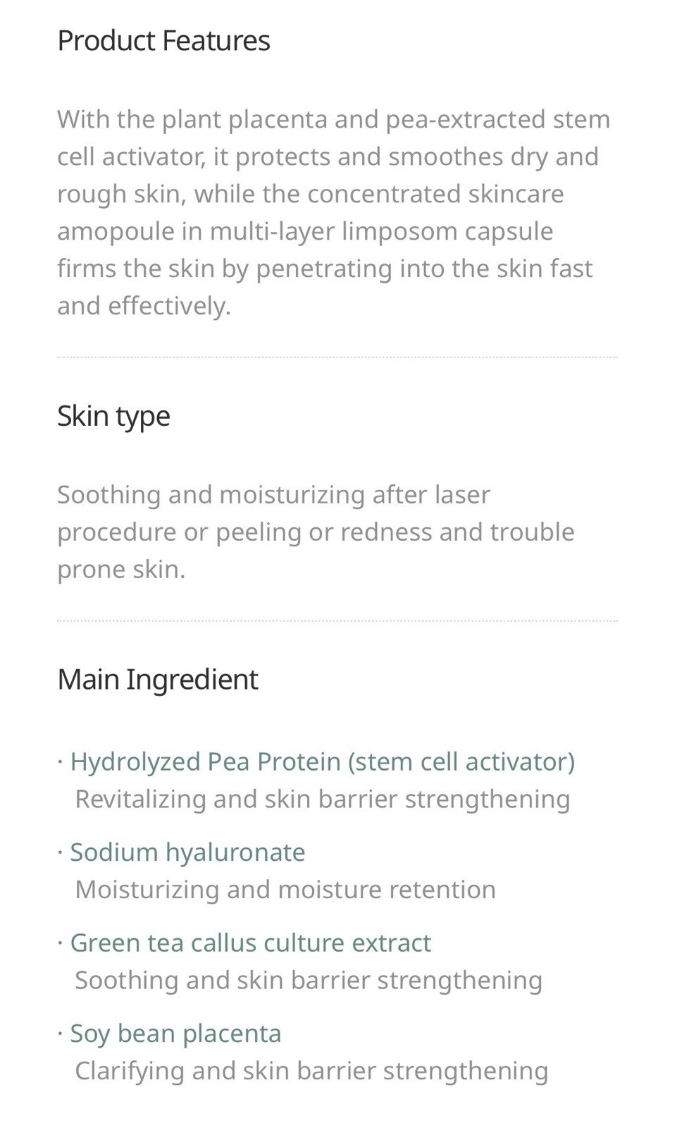 [RONAS] Stem Cell Solution (5ml*10ea) 1 Pack / Korea Cosmetic (Expired 12/2026)