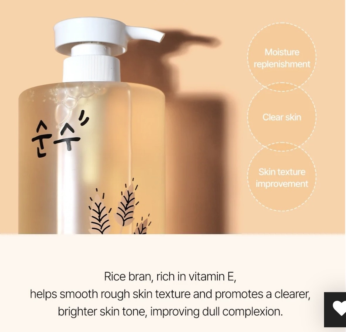PRETTYSKIN. K-BEAUTY Rice Glow Moisturizing Body Wash! – JUMBO: 33.8 Oz. – NEW!