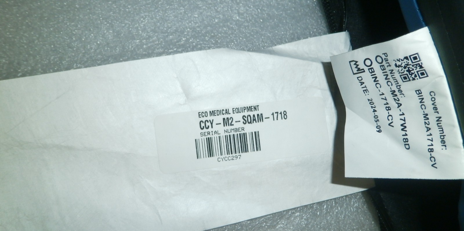 Comfort Company M2 Wheelchair Cushion 17 X 18″ M2-SQAM-1718 W/ Cover Very Good