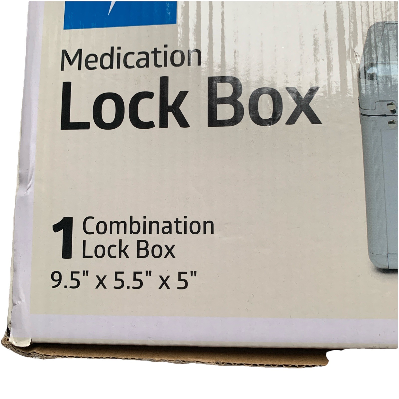 Medline Medication Lock Box Programmable Combination & Removable Tray Holds 24