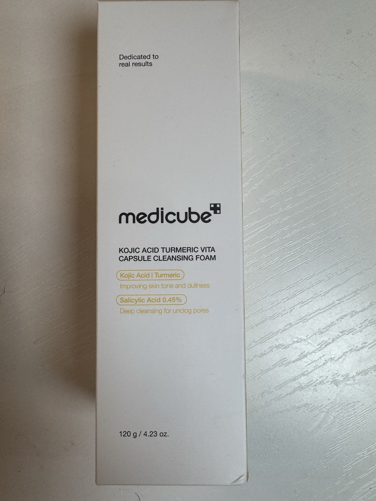 Medicube Kojic Acid Turmeric Toning Cleanser 120g -US Seller