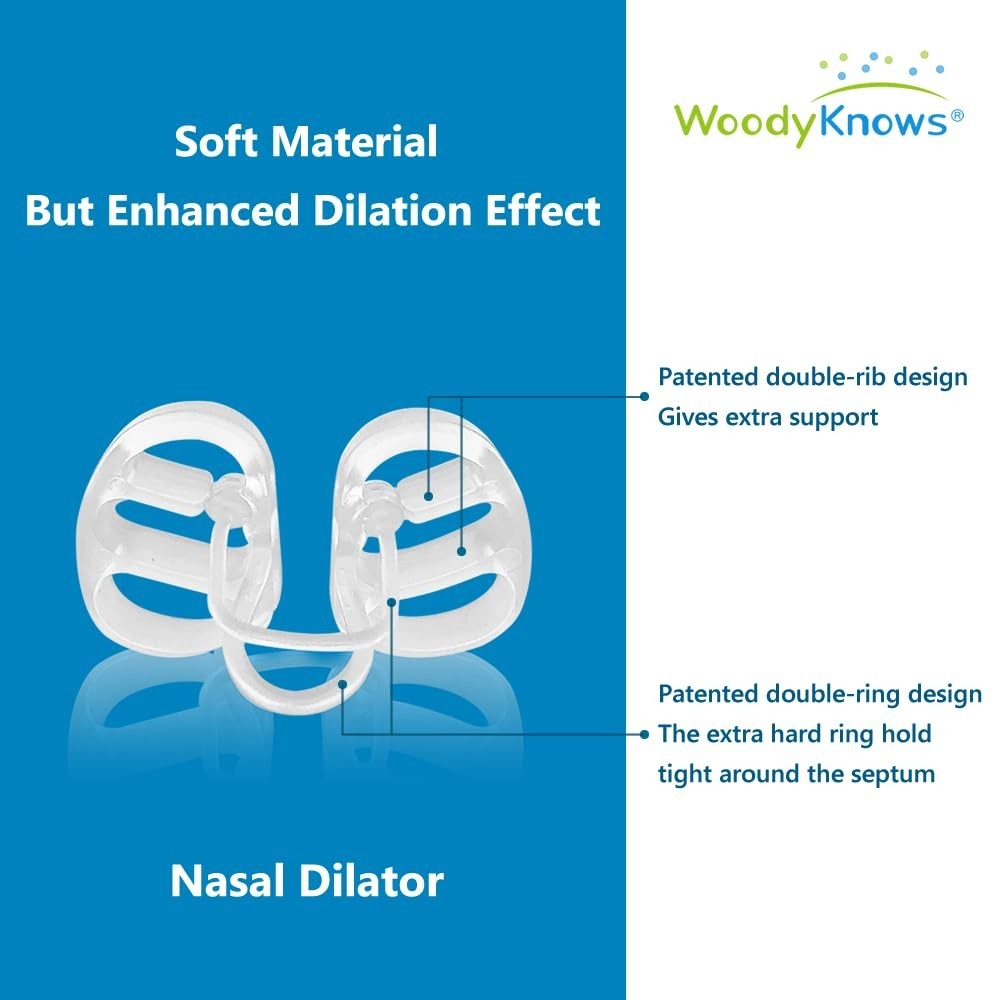 Nasal Dilator for Snoring Relief, Sleep Aid & Sports Airflow – Combo Pack XS/S/M