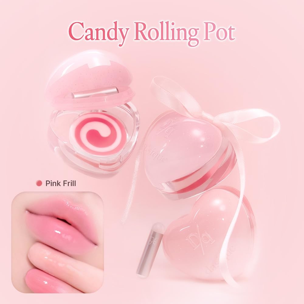 Candy Rolling Pot | lip balm | lip gloss | lip care | glossy lip | korean mak…