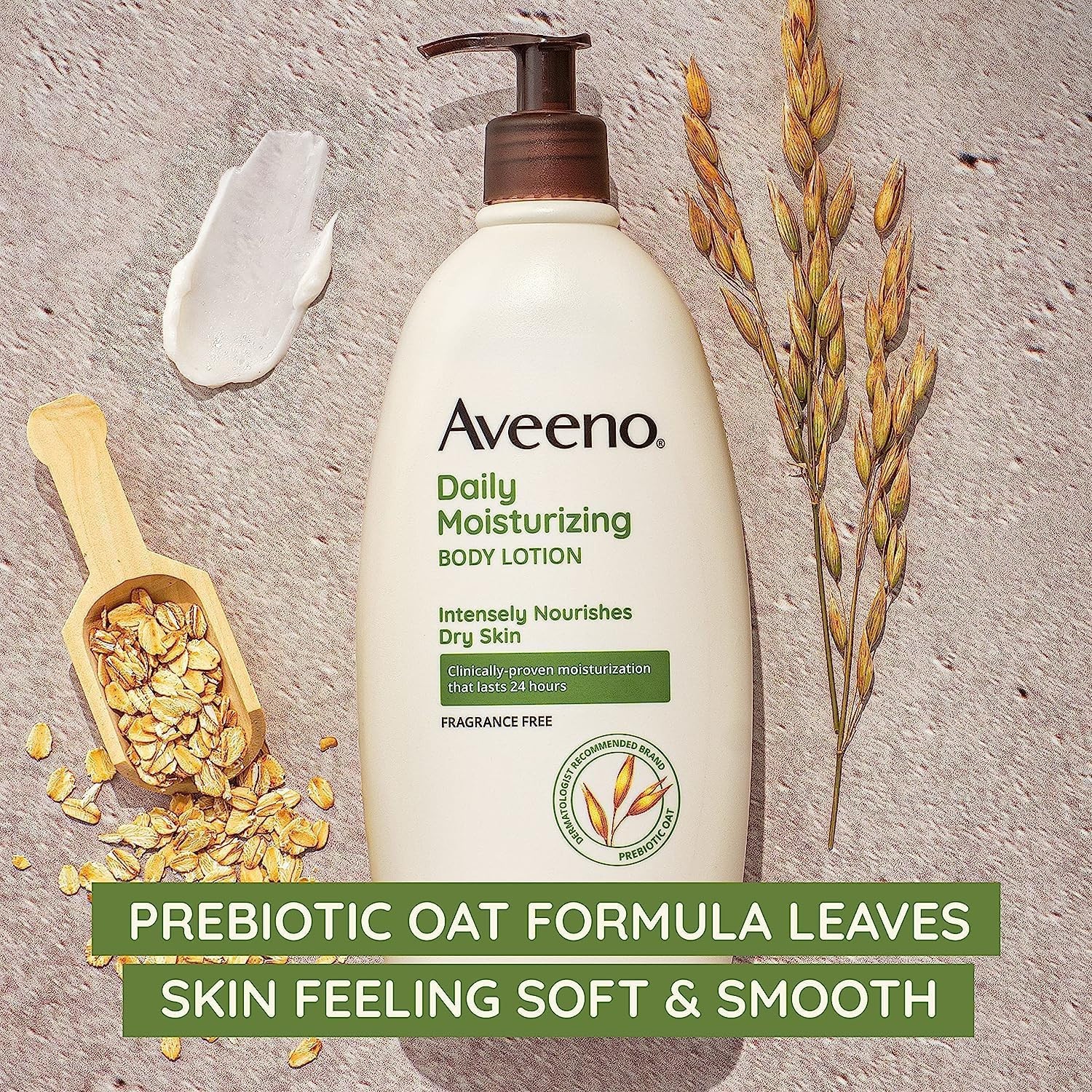 3 Pack Aveeno Daily Moisturizing Body Lotion Soothing Oat & Rich Emollients 18oz