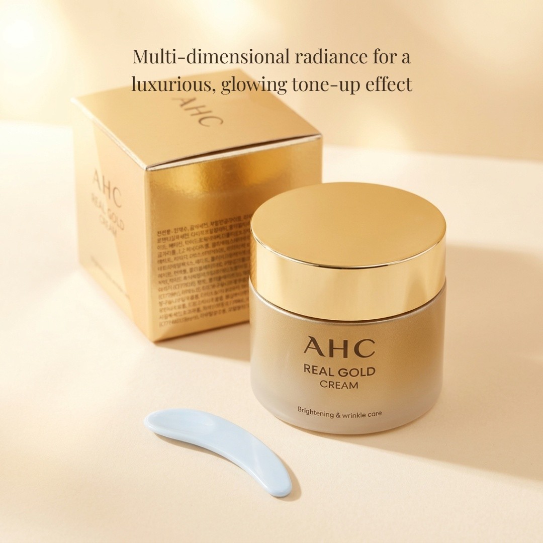 AHC Real Gold Moisturizing Skin Care 50ml K-Beauty Made in Korea