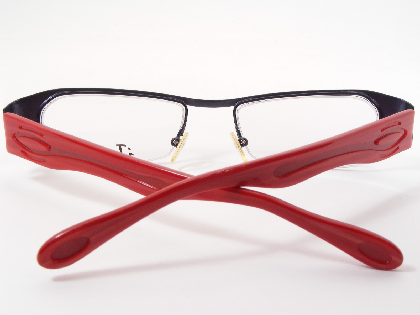 iTrix i-ac 108 82 Dark Blue /Red UNIQUE RARE EYEGLASSES FRAME 50-18-137 (NOTES)