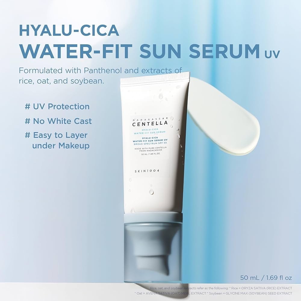 SKIN1004 Madagascar Centella Hyalu-Cica Water-Fit Sun Serum SPF50+ PA++++ 09/27