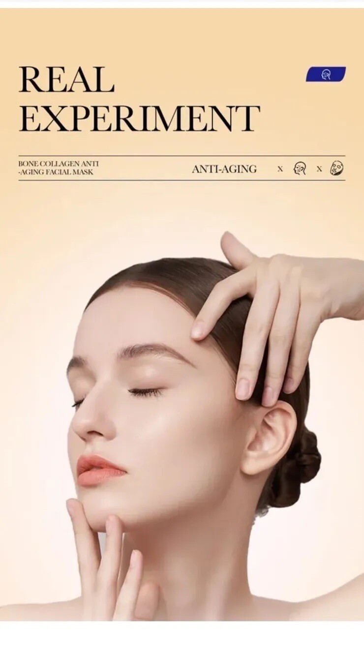 10pcs Anti-Wrinkle Collagen Face Mask Moisturizing Anti-Aging Repair Brightening