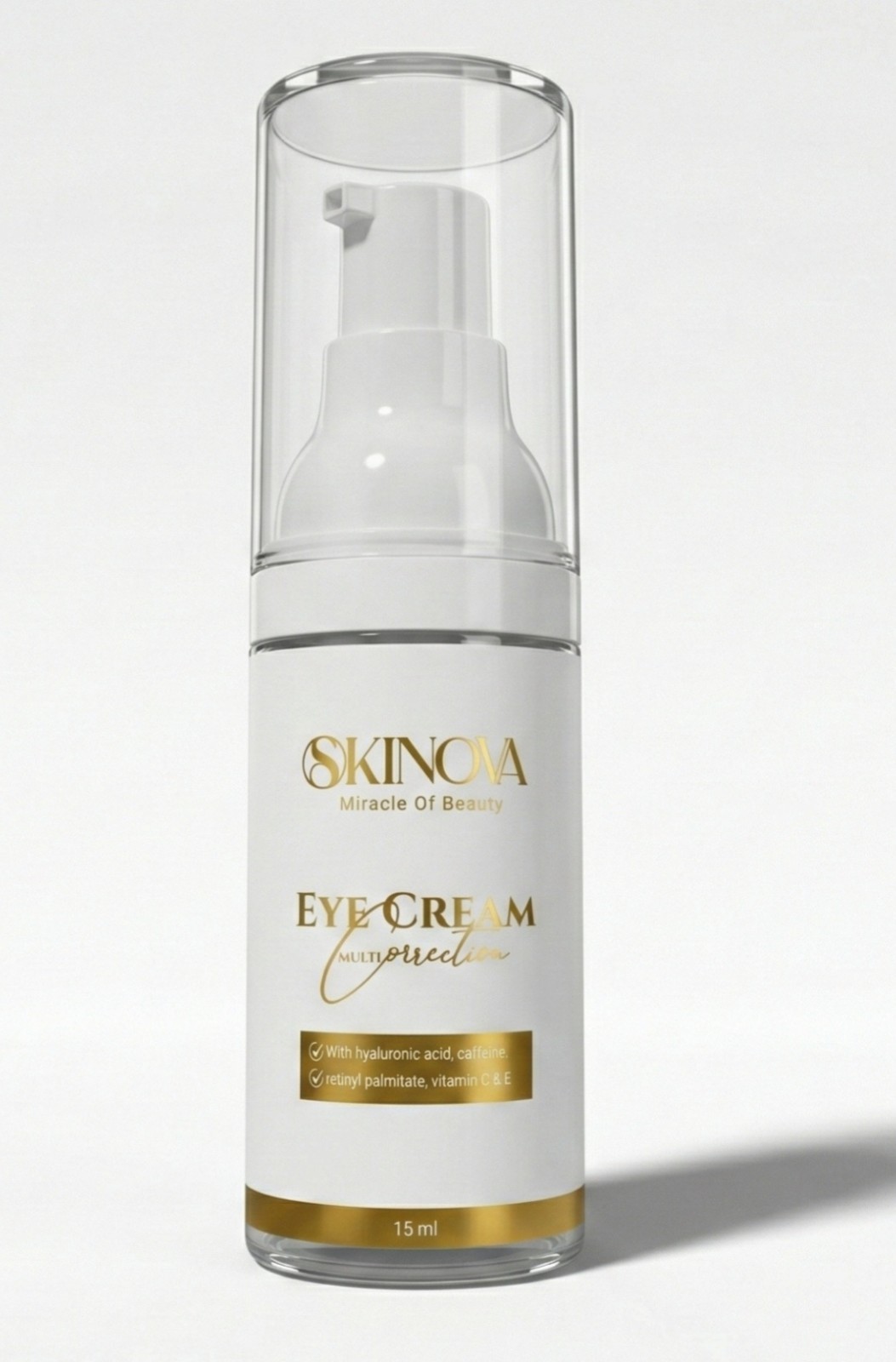 SKINOVA Multi-Action Eye Cream – Dark Circles, Puffiness & Fine Lines Treatment