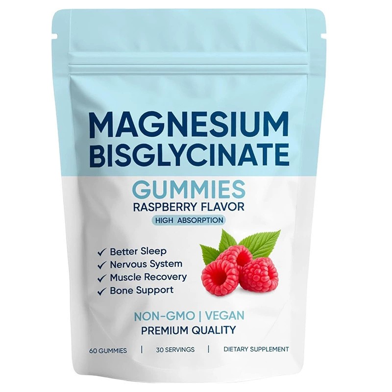 Magnesium Bisglycinate Gummies, with 400mg Magnesium Bisglycinate Chelate