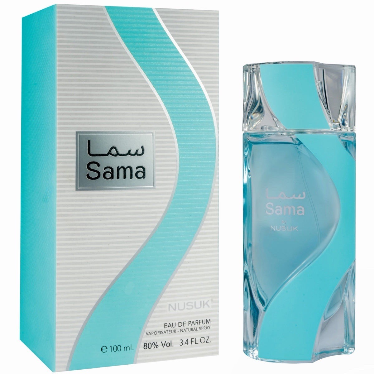 NUSUK SAMA EAU DE PARFUM SPRAY FOR MEN 3.4 Oz / 100 ml BRAND NEW SEALED IN BOX!