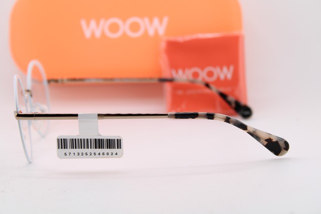 NEW WOOW STAR LIGHT 1 COL 9151 WHITE GOLD HAVANA AUTHENTIC EYEGLASSES 48-19