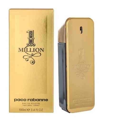 1 Million by Paco Rabanne Eau De Toilette Men’s 3.4 oz Spray New & Sealed