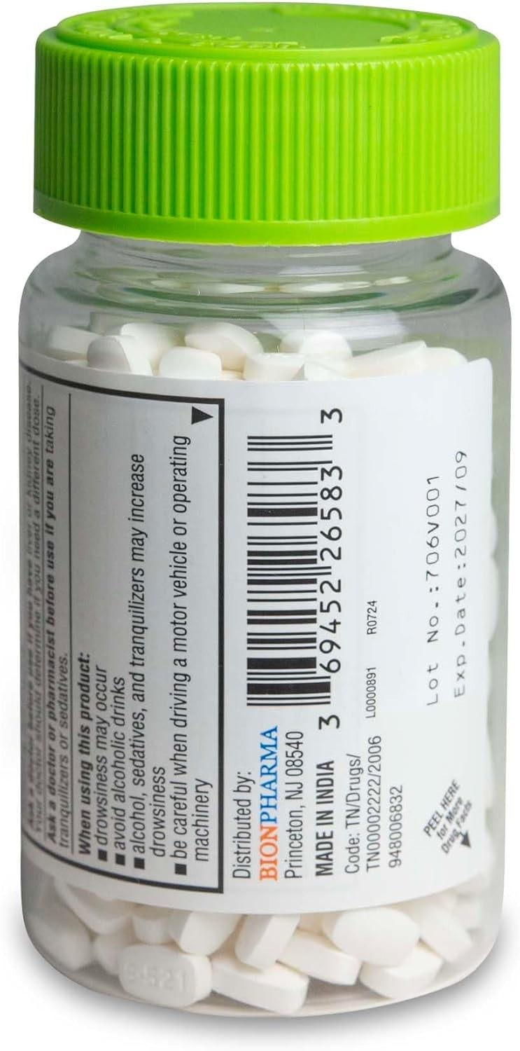 Cetirizine HCl Allergy Relief Tablets – 10mg, 400 Count for Indoor/Outdoor Use