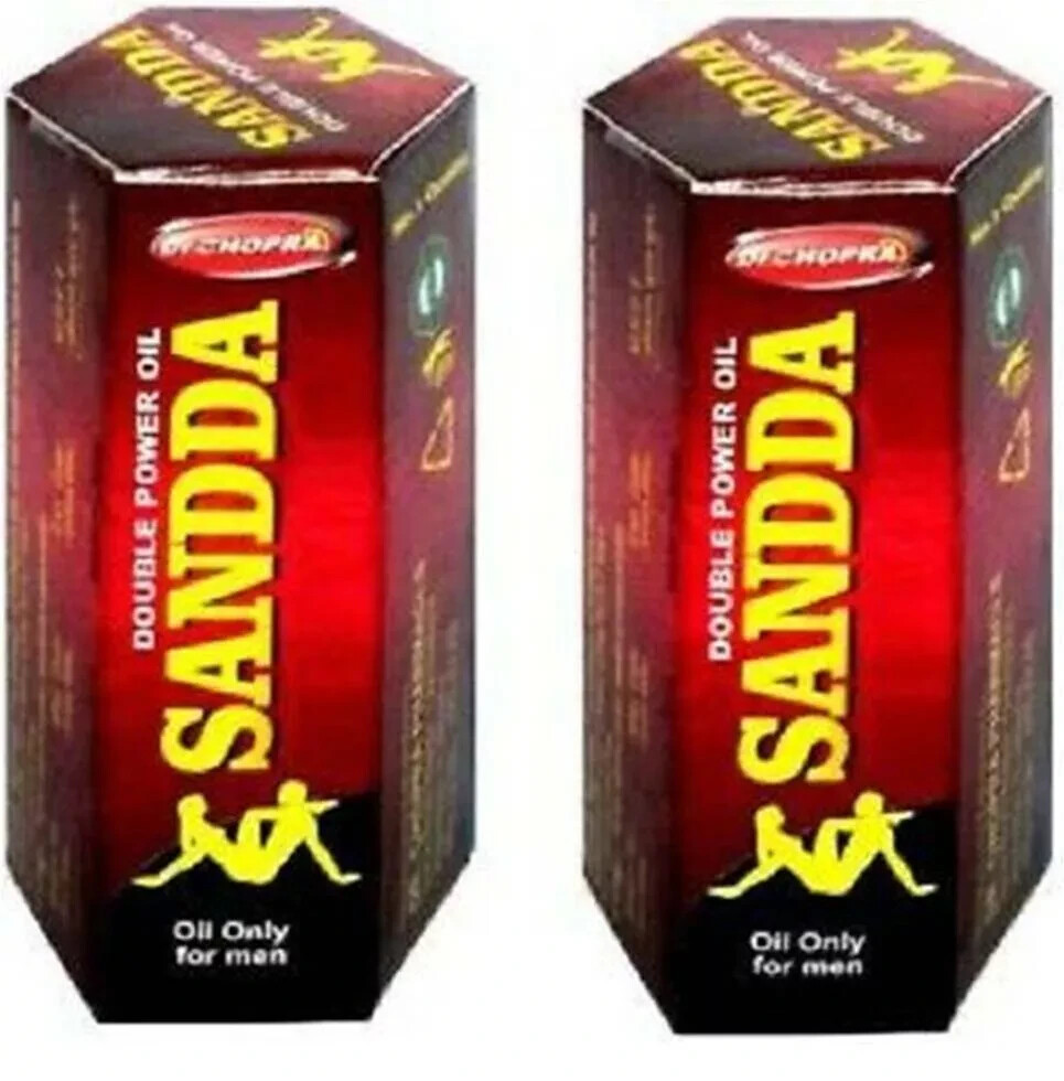 Best Ayurvedic Saandhha Sanda Sandda Oil 2pcs Massage Oil 15 ml for men 100%