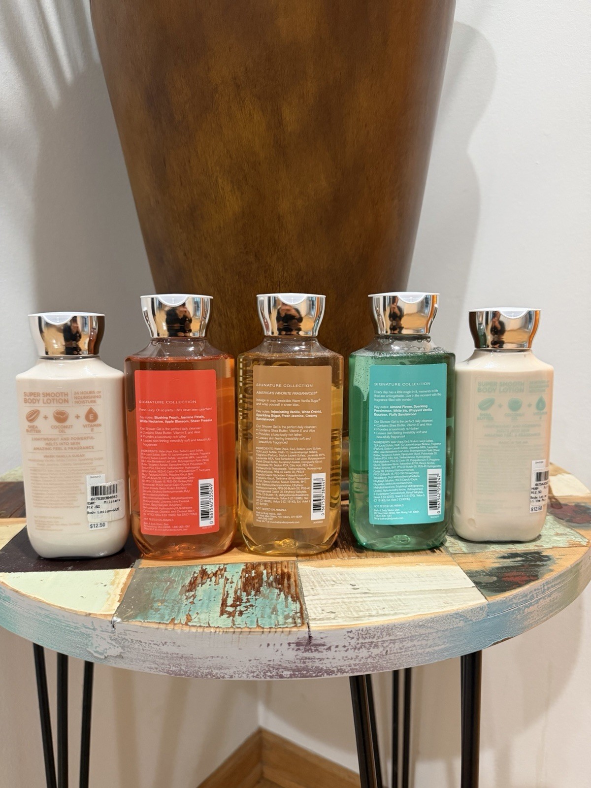Bath & Body Works 5 Piece Bundle – 3 Shower Gels + 2 Body Lotions, New